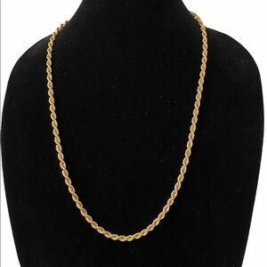 Monet Necklace Chain Gold Plated 27.5”